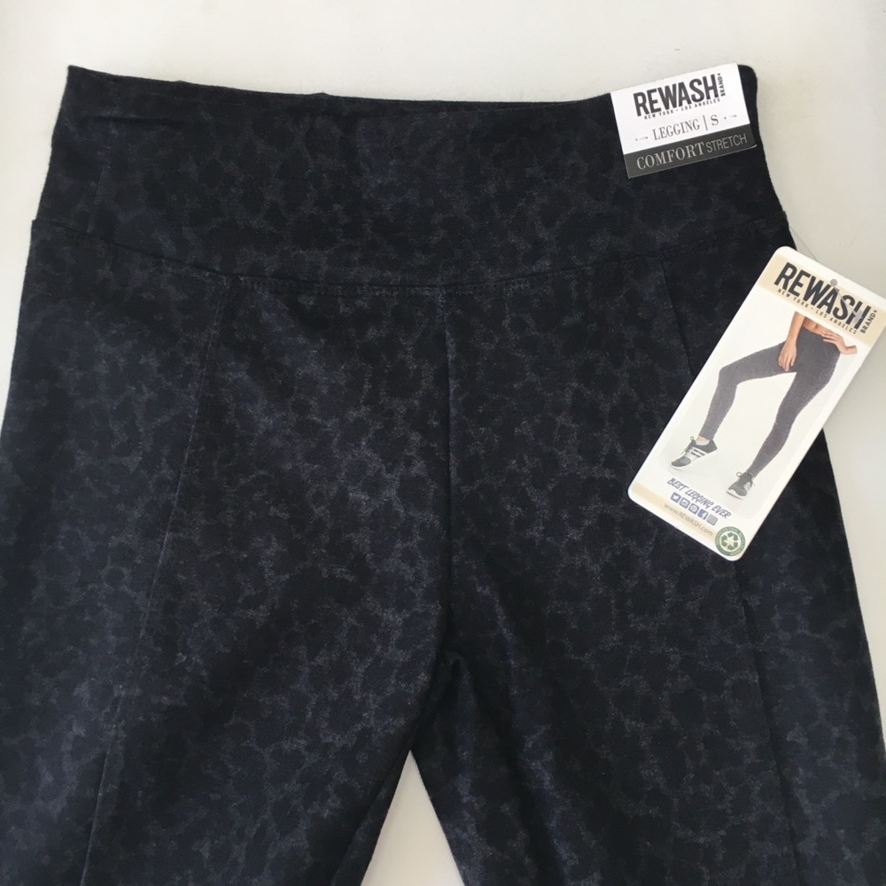 Rewash Comfort Leggings, High Rise, Animal Print - Picture 2 of 6